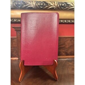 God's Word to Students Bible 1996 Red Leather Indexed Devotional Study